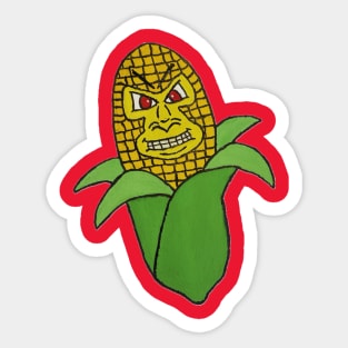 Evil Corn Sticker